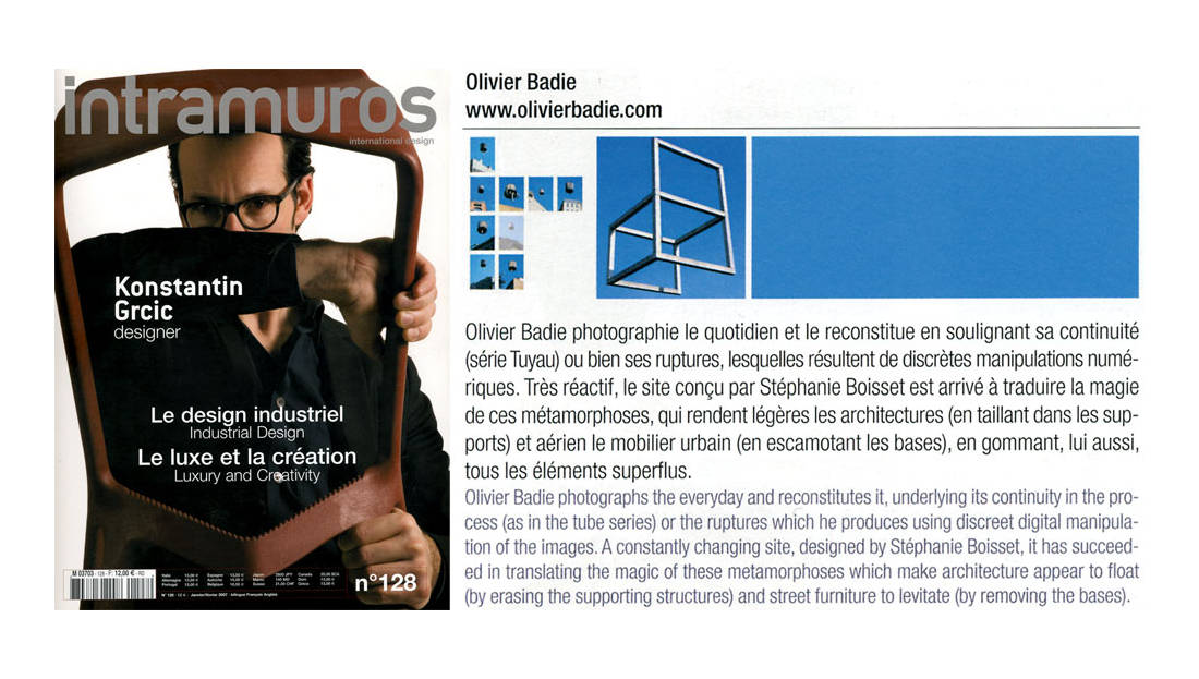 Magazin Intramuros: Olivier Badie