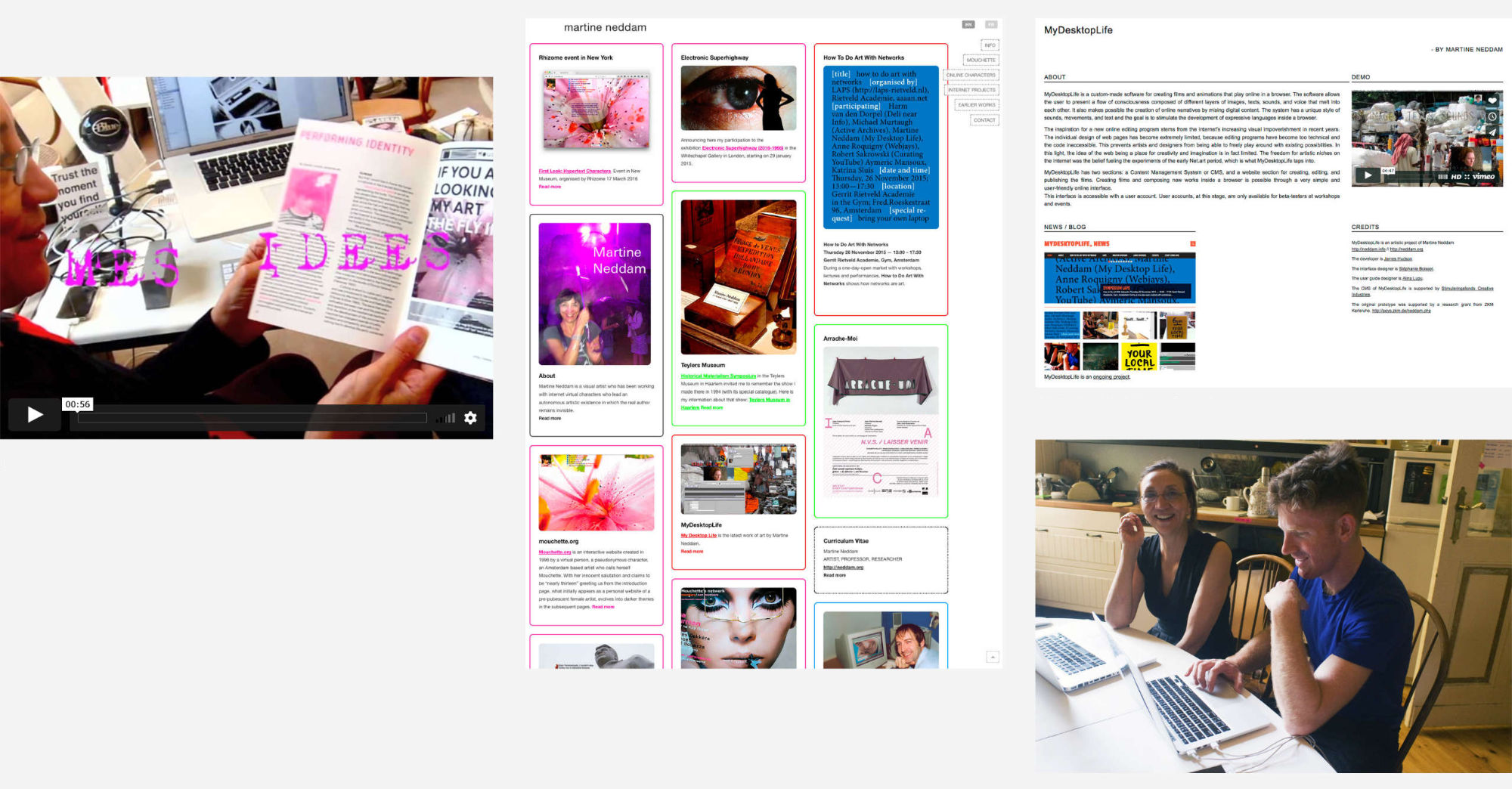 Bilder mit Martine Neddam