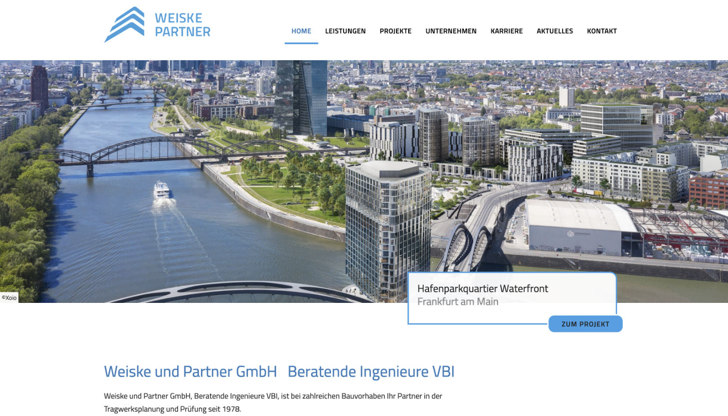 Website Weiske und Partner GmbH