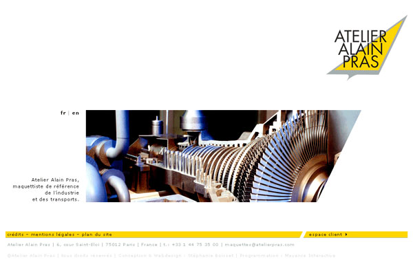 erste Website Alelier Pras