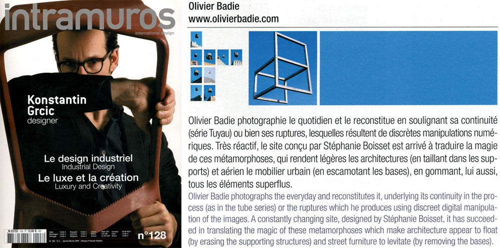 intramuros - Artikel Olivier Badie