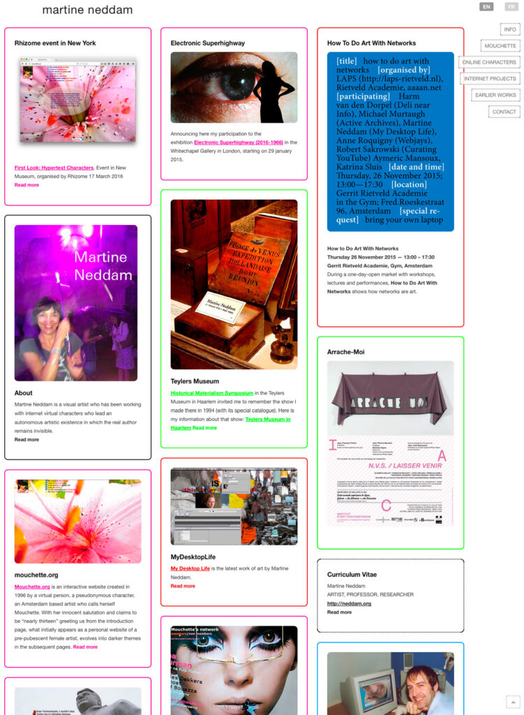 Website Martine Neddam