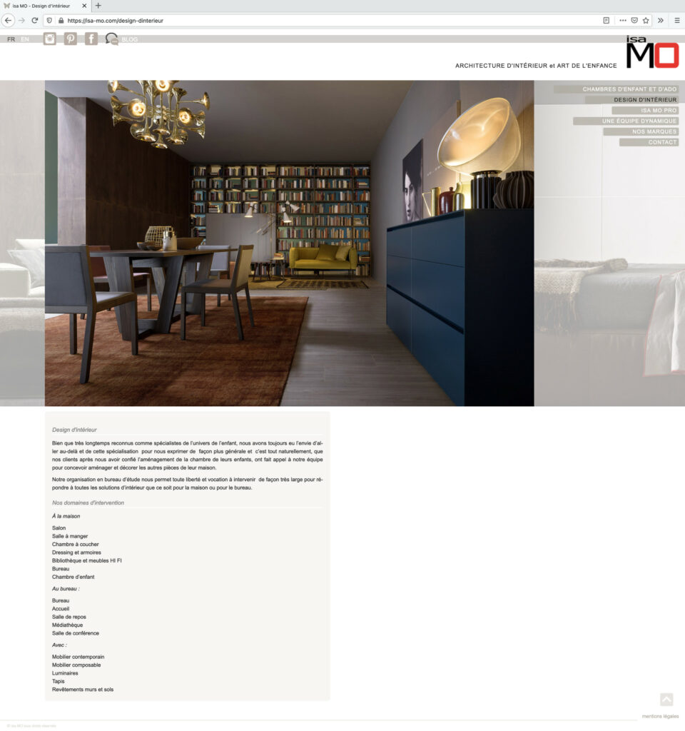 isaMO Innendesign